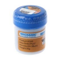 XG-50 SN63 / PB37 납땜 페이스트 플럭스 솔더 철 회로 기판 역 Machanic 용접 수리 도구, 검은 색