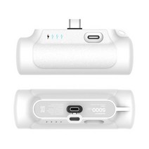 PLEOMAX 보조배터리 PM-MINI5000 간편휴대 미니사이즈 5000mAh 4단계 LED잔량표시, PM-MINI5000 C타입