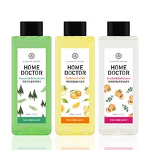 더허브샵 홈닥터 리필오일 + 섬유스틱 5p 세트, 피톤치드&악취제거, 200ml
