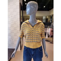 시슬리 크로쉐 오픈카라 니트 SAKP01241(1942617)