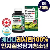 캐나다 수입 대두 레시틴 100% 성장기 청소년 영양제 포스파티딜콜린 중 고등 학생 수험생 공시생 입시생 10대 레시친 프리미엄 인지질 LDL 콜레스테롤 개선 건강 기능 식품