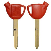 오토바이 블레이드 빈 키 스즈키 자석 오토바이 도난 방지 잠금 키 AN250 AN400 AN650 Burgman Magnetic, CHINA_3PCS Red