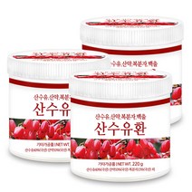 푸른들판 산수유환 산약 복분자 삽주뿌리 백출, 220g, 3통