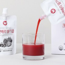 [김재식헬스푸드] 크랜베리 딸기즙 100ml 30팩, 단품