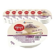 CJ제일제당 햇반 흑미밥 작은 공기 130g [18개], 1개, 130g [18]