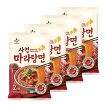 [CJ] 사천마라탕면 434G x 4봉, 단품