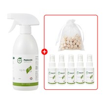 국내산 피톤치드 편백수 편백오일 스프레이 천연탈취제 500ml+휴대용30mlX5개+편백큐브, 피톤치드탈취제 500ml+휴대용30ml*5개+편백큐브