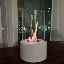 캠핑 베란다 테라스 불멍 세트 실내 홈 카페 차박 집들이 선물 에탄올 난로 장윤정 화로, 기본패키지