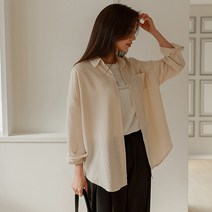 모뉴 시어서커 루즈핏 줄지셔츠