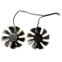 OTAC GeForce GTX 960 AMP 980Ti GTX950 냉각 팬 2GB 그래픽 비디오 85mm 4 핀 GA91S2H GTX1060 GPU 신제, 01 1lot