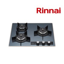 DA.린나이 3구 빌트인 가스레인지 RBR-PF3601LD/리플렉트/건전지/560X480, RBR-PF3601LD_LNG(도시가스), 설치요청(설치비 현장지급)