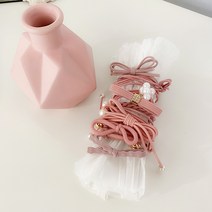 디어망고) 기본 헤어끈 대용량 12개박스 4컬러 예쁜 머리끈