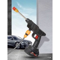 고압 세차총 무선 초강력 충전식 가정용 휴대용, 고전압 24VF 단일 배터리