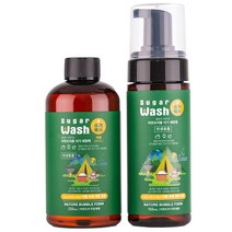 슈가워시 물없이 거품으로 닦아 내는 신개념 식기세정제 캠핑 차박 낚시 트레킹 필수품, 옵션 4 본품 1개 + 리필 2개