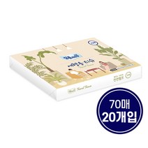 잘풀리는집 여행용티슈, 20개입, 70매