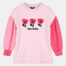 셀덴 배색이 너무 예쁜 맨투맨!! 롱티입니다 레깅스랑 예쁘게 코디해 입어요~