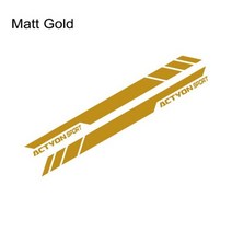 쌍용 액티온 스포츠 용 자동차 스티커 AX5 트럭 도어 사이드 스트라이프 스타일 데칼 픽업 비닐 커버 자동 튜닝 액세서리, Matt Gold