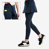 루핏스포츠 포켓 플레어치마 레깅스 일체형 테니스 레깅스