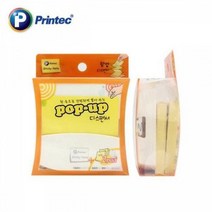 팝업스티키노트 PD7676Y 팝업디스펜서포함 프린텍, 없음