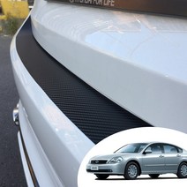 뉴SM5 트렁크 리어 범퍼 프로텍터 데칼 스티커 스크레치 방지 카본 무광 유광 시트지, 유광 다크그레이