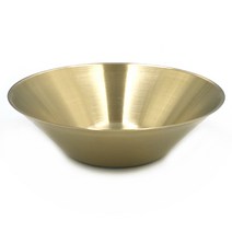 리빙아트 티타늄 낮은 샐러드볼 1호 (19cm) 스텐 그릇