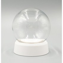 에즈워즈 돌려 끼우는 플라스틱 스노우볼 키트 85mm - DIY재료