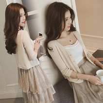 프리티글라라 여름 가디건 볼레로 여성 데일리 슬림핏 크롭 카디건 sg-03