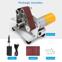 샌딩기 샌더 전동 사포 수동 미니 원형 벨트 샌드페이퍼 빼빠 Firecore 30mm 그라인더 홈 diy 숫돌 전기 다기능 연마 연삭기, 빨간색