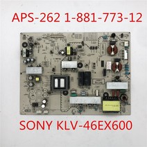 가성비 1-881-773-12 소니 APS-262 TV 용 전원 공급 장치 카드 원래 보드 액세서리 지원 KLV-46EX600, 한개옵션1, 01 Power Supply