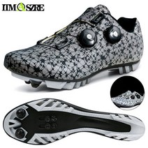 클릿슈즈 로드클릿슈즈 mtb클릿슈즈 피직클릿슈즈 mtb 클릿슈즈 시디클릿슈즈 2022 새로운 사이클링 운동화 플랫 클리트 신발 페달 클립이있는 산악 자전거 신발 남성 여성 패션, 4.5, mtb 흰색