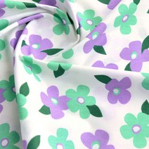 페브릭 옥삼 직물145x50cm 목가적 인 꽃 여름 포플린 코튼 원단 DIY 어린이 의류 천으로 침구 이불 장식 홈, 25 14