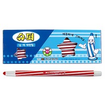 어린이 미술 색연필&사인펜 6색 12색 24색 36색 50색 뽀로로 핑크퐁 투명이 지구 노마르지 모나미 슈퍼색연필, 지구 슈퍼 색연필 낱색 (12개입) 주황