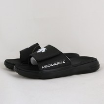 [데상트]공용 하이퍼 슬라이드 슬리퍼 SN123ESD13-BLK