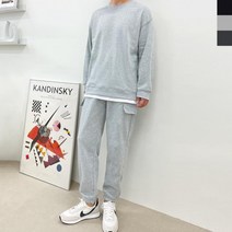 세트 맨투맨티 남성 40대 캐쥬얼룩 남여공용 남자