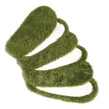 청소슬리퍼 리필패드3세트 교체용리필 발걸레 극세사 걸레슬리퍼용리필, 그린