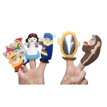 백설공주 구연동화 인형극 손가락인형 어린이 듣기 유아 창의발달 봉제인형 소근육