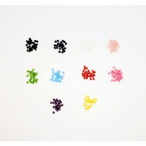 5mm 볼록 미니콩단추(10개) 컬러선택 인형눈 인형옷만들기부자재, 네이비