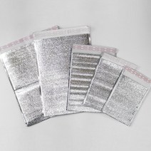 디에스리빙 두꺼운 은박보냉팩 접착형 보냉파우치 100매, 보냉팩 35x40-100매