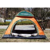 캠핑텐트 더블커튼 4인용 2초설치 끝 사무용 사무용품