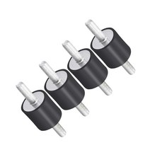 4Pcs 고무 충격 흡수 장치 고무 절연체 마운트 방진 절연체 마운트, 30x15 M8, 옵션
