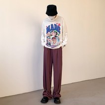 야드팬츠 그 뜻을 식 부륵 이와 같다 캐쥬얼 서 바지남자 고퀄리티 감각 와이드 루즈핏 KK388 P65 4993866294