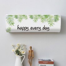 에어컨 청소 인쇄 된 에어 컨디셔너 먼지 커버 보호 케이스 Washble Cover 가정용 간편한 청소, 06 F dust cover_02 86x23x30cm