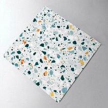 테라조타일 바닥셀프시공 바닥데코타일10Pcs 방수 비 슬립 자체 접착 바닥 타일 스티커 Terrazzo 주방 욕실, 03 SMS003_01 30cmx30cmx4Pcs