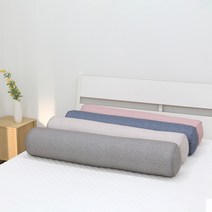 우리앤데코 샤이니 바디필로우 롱쿠션 원형 긴베개 솜포함, 핑크