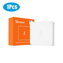 스마트온습도계 온도기록계 Sonoff snzb-02 zigbee 온도 및 습도 센서 스마트 기압 습도 환경 센서 alexa ewelink app와 함께 작동, 1개