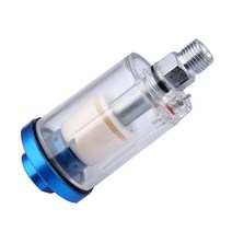 오일 분리기 1pcs 뜨거운 1/4 quot물 인라인 압축기 스프레이 페인트 총 공기 호스 필터 수분 트랩, [01] A