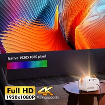 빔프로젝터 캠핑 가성비 핸드폰 휴대용 YINTEK-K16 휴대용 풀 HD 120x100P 4K LD 스마트 안드로이드 .0 Wif, 02 K16Pro