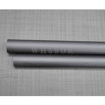 RC액슬 카본파이프 탄소 섬유 튜브 3k Carbon fiber tube 외경 18mm 내경 14mm 15mm 16mm 17mm RC 장난감.DIY 탄소 섬유 막대, 2pcs, 18x16x500mm 무광
