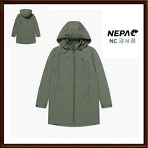 네파 여성용 봄 가을 등산복인데 등산복같지 않고 바람막이 코트같은 느낌의 고급스러운 디자인의 여성용 긴기장 바람막이 자켓_7I20641(SOFT K)_VER.7_GS