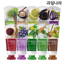 과일나라 [과일나라] 세안이야기 딥 클렌징폼 120g x 5개, 녹두